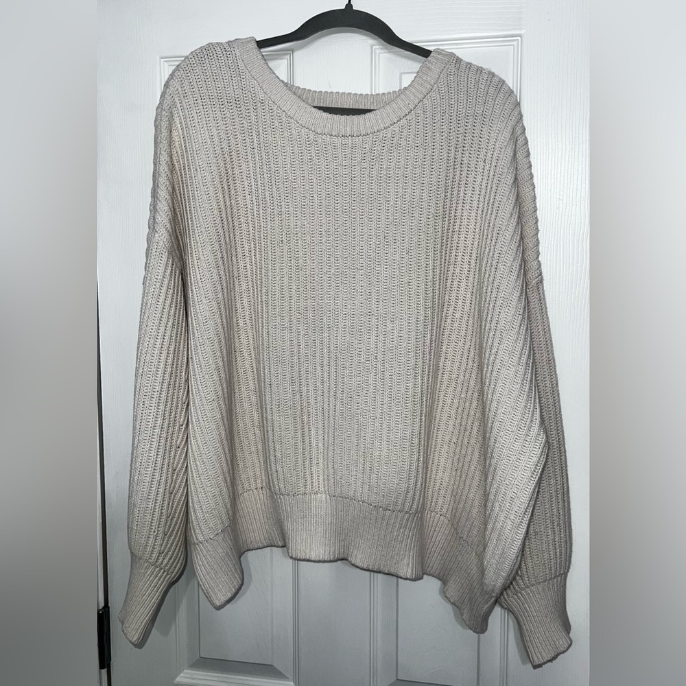 A New Day Cream Sweater 3X